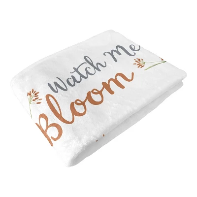 Sweet Jojo Designs Girl Baby Milestone Blanket Watercolor Floral Garden Multicolor 6 Sweet Jojo Designs Girl Baby Milestone Blanket Watercolor Floral Garden Multicolor - Image 4