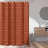 Sweet Jojo Designs Shower Curtain 72in.x72in. Diamond Tuft Orange And Ivory -Smart Baby Decor GUEST 9146acce 5b60 434f 9ecc aef67b167162