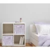 Sweet Jojo Designs Fabric Storage Bins Set Rose Lavender Purple
