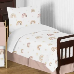 Sweet Jojo Designs Girl Toddler Bedding Set Boho Rainbow Pink Tan And Yellow 5pc 12 Sweet Jojo Designs Girl Toddler Bedding Set Boho Rainbow Pink Tan And Yellow 5pc -Smart Baby Decor GUEST 96149085 d4cc 47e1 8303 f48ffb307a8c