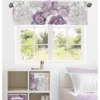 Sweet Jojo Designs Girl Window Valance Treatment 54in. Peony Floral Garden Purple Ivory And Green -Smart Baby Decor GUEST 965d34a9 ca25 413a 8251 0ef72ae8c618