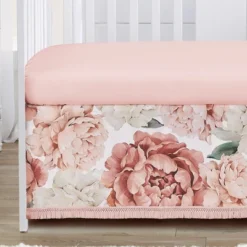 Sweet Jojo Designs Girl Baby Crib Bed Skirt Peony Floral Garden Pink And Ivory 5 Sweet Jojo Designs Girl Baby Crib Bed Skirt Peony Floral Garden Pink And Ivory -Smart Baby Decor GUEST 9bb3b0d4 9cb9 4a33 9084 544d33b62308