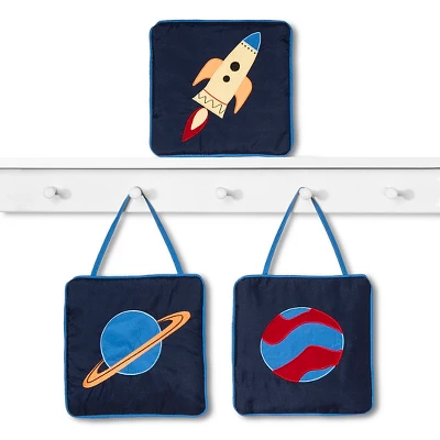 Sweet Jojo Designs Space Galaxy 11pc Crib Bedding Set - Blue 8 Sweet Jojo Designs Space Galaxy 11pc Crib Bedding Set - Blue - Image 6