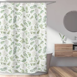 Botanical Leaf Shower Curtain - Sweet Jojo Designs -Smart Baby Decor GUEST a2db8e7f c5d3 4cd9 8e62 3f90adf5043b