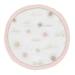 Sweet Jojo Designs Girl Baby Tummy Time Playmat Desert Sun Pink Mauve And Taupe -Smart Baby Decor GUEST a2f24d65 dbb8 4801 b96d e8422edf5eb7