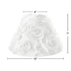 Sweet Jojo Designs Girl Empire Lamp Shade 4in.x7in.x10in. Rose White