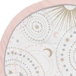 Sweet Jojo Designs Girl Baby Tummy Time Playmat Celestial Pink Gold And Grey -Smart Baby Decor GUEST a98e61cb 6b13 43f6 92e5 6c3eace08b04