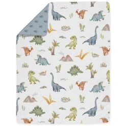 Sweet Jojo Designs Boy Toddler Bedding Set Watercolor Dinosaur Dino Multicolor 5pc -Smart Baby Decor GUEST abea721d 1656 4832 8e58 093710bd23ca