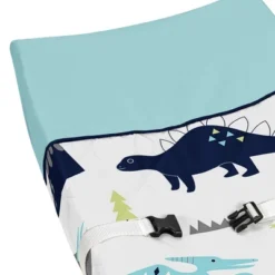 Sweet Jojo Designs Boy Changing Pad Cover Mod Dinosaur Blue And Green -Smart Baby Decor GUEST af271741 2ef9 4af5 991d bde0a351a62c