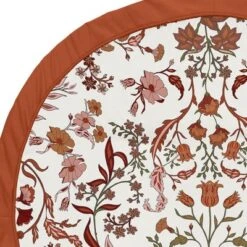 Sweet Jojo Designs Girl Baby Tummy Time Playmat Boho Floral Wildflower Orange And Ivory -Smart Baby Decor GUEST b3b307a9 5c2b 4359 b14b dfb2d56eb306