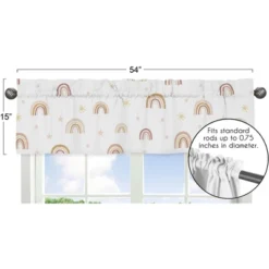Sweet Jojo Designs Window Valance Treatment 54in. Boho Rainbow Pink Yellow And Beige 10 Sweet Jojo Designs Window Valance Treatment 54in. Boho Rainbow Pink Yellow And Beige -Smart Baby Decor GUEST b5bc191d 81c0 4a6e 8944 ca2ebe8a5c5b