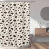 Sweet Jojo Designs Gender Neutral Unisex Shower Curtain 72in.x72in. Wild West Cowboy Ivory And Brown