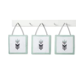 Sweet Jojo Designs Crib Bedding Set - Navy & Mint Mod Arrow - 11pc -Smart Baby Decor GUEST bd498bce dc19 4d49 9ca2 e36bad9b8954