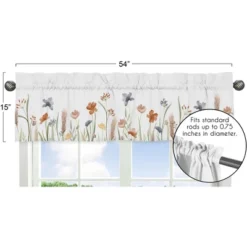 Sweet Jojo Designs Window Valance Treatment 54in. Watercolor Floral Garden Multicolor 10 Sweet Jojo Designs Window Valance Treatment 54in. Watercolor Floral Garden Multicolor -Smart Baby Decor GUEST be163a81 c14c 49ed a5e0 43448988b47d