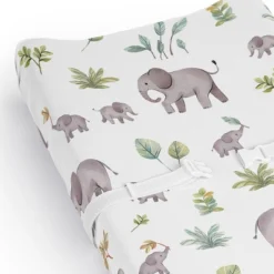 Sweet Jojo Designs Gender Neutral Unisex Changing Pad Sheet Watercolor Elephants Grey Green And Blue 10 Sweet Jojo Designs Gender Neutral Unisex Changing Pad Sheet Watercolor Elephants Grey Green And Blue -Smart Baby Decor GUEST bf0ca879 f620 48be aa14 9c01e59ab234