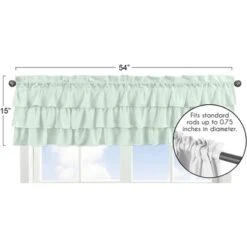 Sweet Jojo Designs Girl Window Valance Treatment 54in. Butterfly Floral Solid Green -Smart Baby Decor GUEST c0d7467b 7da8 4109 bac9 5e0f16beb3ba