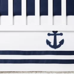 Sweet Jojo Designs Anchors Away 11pc Crib Bedding Set - Navy 12 Sweet Jojo Designs Anchors Away 11pc Crib Bedding Set - Navy -Smart Baby Decor GUEST c130ee90 d4fd 4a02 8749 4f97514c38e7