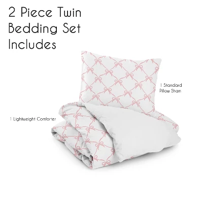 Sweet Jojo Designs Girl Twin Comforter Bedding Set Ballerina And Ballet Bows Pink And White 2pc 6 Sweet Jojo Designs Girl Twin Comforter Bedding Set Ballerina And Ballet Bows Pink And White 2pc - Image 4