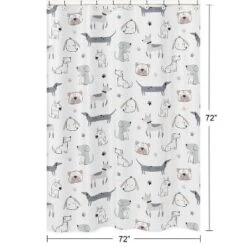 Sweet Jojo Designs Boy, Girl, Unisex/Gender Neutral Shower Curtain 72in.x72in. Cartoon Puppy Grey Taupe And Blue 10 Sweet Jojo Designs Boy, Girl, Unisex/Gender Neutral Shower Curtain 72in.x72in. Cartoon Puppy Grey Taupe And Blue -Smart Baby Decor GUEST c50b873b a885 4b85 8502 81c1f0d01a84
