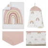 Sweet Jojo Designs Girl Baby Crib Bedding Set - Boho Rainbow Collection 4pc -Smart Baby Decor GUEST c719d5c8 0d29 488c 92ac e1e7a8cd1b5a