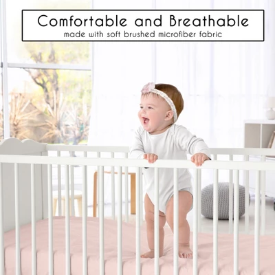 Sweet Jojo Designs Girl Fitted Crib Sheets Set Ballerina And Ballet Bows Pink And White 2pc 7 Sweet Jojo Designs Girl Fitted Crib Sheets Set Ballerina And Ballet Bows Pink And White 2pc - Image 5