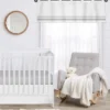 Sweet Jojo Designs Window Valance Treatment 54in. Hotel White And Gray -Smart Baby Decor GUEST cb1f4c6c ed1b 487d b523 2351dc45c2c0