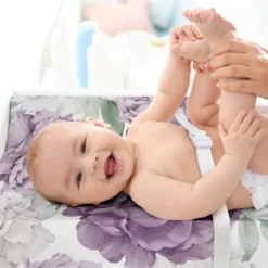 Sweet Jojo Designs Girl Changing Pad Sheet Peony Floral Garden Lavender Purple And Ivory -Smart Baby Decor GUEST d072eaa4 89cb 4d67 ae3f 364d1ad33eef