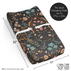 Sweet Jojo Designs Girl Changing Pad Sheet Boho Floral Wildflower Orange Black And Blue 12 Sweet Jojo Designs Girl Changing Pad Sheet Boho Floral Wildflower Orange Black And Blue -Smart Baby Decor GUEST d2e270e2 eb5e 4655 8e87 10ccfed4e7b4