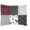 Sweet Jojo Designs Boy Toddler Bedding Set Rustic Patch Red Black And Grey 5pc -Smart Baby Decor GUEST d2f31f52 200a 4b28 84c3 16a3e3a1d7b7