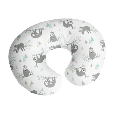 Sweet Jojo Designs Gender Neutral Support Nursing Pillow Cover (Pillow Not Included) Sloth Blue Grey And White 7 Sweet Jojo Designs Gender Neutral Support Nursing Pillow Cover (Pillow Not Included) Sloth Blue Grey And White - Image 5