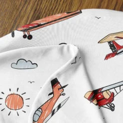 Sweet Jojo Designs Boy Support Nursing Pillow Cover (Pillow Not Included) Airplane Red Blue And White -Smart Baby Decor GUEST d573a2c3 9691 4aa3 9eae 6adea74b7001