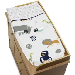 Sweet Jojo Designs Changing Pad Cover - Mod Jungle -Smart Baby Decor GUEST d76befce dd4f 478d a5b2 485340e6d543