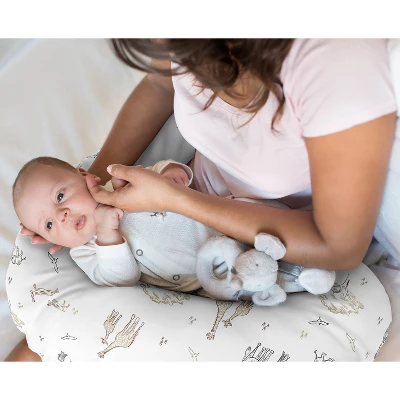 Sweet Jojo Designs Gender Neutral Unisex Support Nursing Pillow Cover (Pillow Not Included) Serengeti Animals Multicolor 3 Sweet Jojo Designs Gender Neutral Unisex Support Nursing Pillow Cover (Pillow Not Included) Serengeti Animals Multicolor