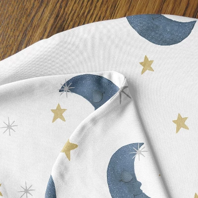 Sweet Jojo Designs Gender Neutral Support Nursing Pillow Cover (Pillow Not Included) Bear And Moon Blue Gold And White 5 Sweet Jojo Designs Gender Neutral Support Nursing Pillow Cover (Pillow Not Included) Bear And Moon Blue Gold And White - Image 3