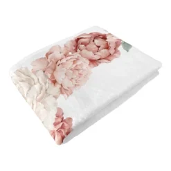 Sweet Jojo Designs Girl Baby Milestone Blanket Peony Floral Garden Pink And Ivory -Smart Baby Decor GUEST da2a5823 9287 4e9a 88e9 9f3806c9644e