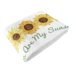 Sweet Jojo Designs Girl Baby Milestone Blanket Sunflower Yellow Green And White -Smart Baby Decor GUEST da36350a b0f8 40a6 ae80 f9271859ebad