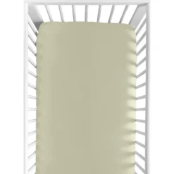 Sweet Jojo Designs Girl Fitted Crib Sheets Set Watercolor Floral Garden Green Orange And Beige 2pc -Smart Baby Decor GUEST da37ffb4 7626 4d8f 962a f61049127ead