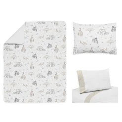 Sweet Jojo Designs Gender Neutral Unisex Toddler Bedding Set Serengeti Animals Multicolor 5pc -Smart Baby Decor GUEST dfef2553 8419 4d9f a70c 95ce9e4cc848
