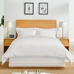 Sweet Jojo Designs Dust Ruffle Queen Bed Skirt Boho Fringe Ivory -Smart Baby Decor GUEST e1816e9f 0697 409f bc69 7bd2f818b77a