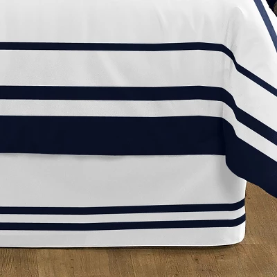 Sweet Jojo Designs Dust Ruffle Queen Bed Skirt Anchors Away White And Blue 3 Sweet Jojo Designs Dust Ruffle Queen Bed Skirt Anchors Away White And Blue