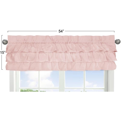 Sweet Jojo Designs Window Valance Treatment 54in. Harper Pink 4 Sweet Jojo Designs Window Valance Treatment 54in. Harper Pink - Image 2