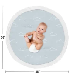 Sweet Jojo Designs Boy Baby Tummy Time Playmat Airplane Blue And White 8 Sweet Jojo Designs Boy Baby Tummy Time Playmat Airplane Blue And White -Smart Baby Decor GUEST f21c2123 dd80 4591 88c2 316bd21ba64e