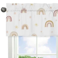 Sweet Jojo Designs Window Valance Treatment 54in. Boho Rainbow Pink Yellow And Beige 9 Sweet Jojo Designs Window Valance Treatment 54in. Boho Rainbow Pink Yellow And Beige -Smart Baby Decor GUEST f2e36d74 cd1a 4ab6 ab7d 308337748db2