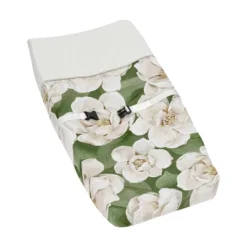 Sweet Jojo Designs Girl Changing Pad Cover Watercolor Magnolia Green And Ivory 11 Sweet Jojo Designs Girl Changing Pad Cover Watercolor Magnolia Green And Ivory -Smart Baby Decor GUEST f5889af7 4352 4075 af03 2b284aa30e4b