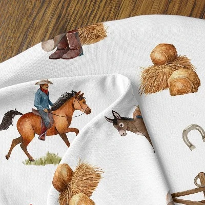 Sweet Jojo Designs Boy Support Nursing Pillow Cover (Pillow Not Included) Country Western Taupe Brown And Cream 5 Sweet Jojo Designs Boy Support Nursing Pillow Cover (Pillow Not Included) Country Western Taupe Brown And Cream - Image 3