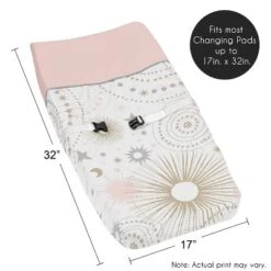 Sweet Jojo Designs Girl Changing Pad Cover Celestial Pink And Gold 11 Sweet Jojo Designs Girl Changing Pad Cover Celestial Pink And Gold -Smart Baby Decor GUEST ff9c15f3 3951 4296 b60f 910f42bc5cb7